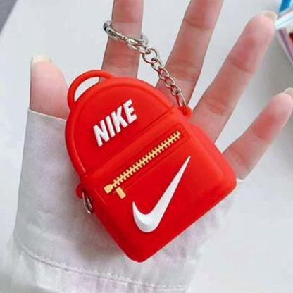 Estuche - Nike Mochila roja para AirPods 1 y 2