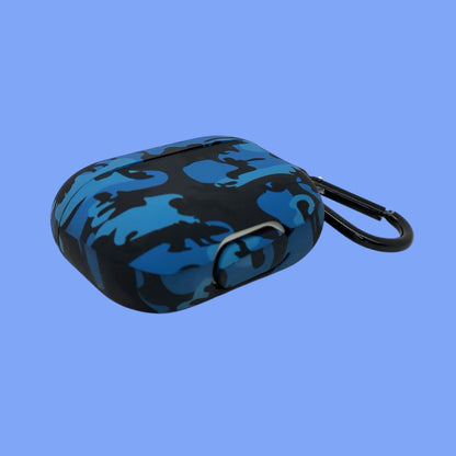 Estuche – Camuflaje azul para AirPods Pro 1 y 2
