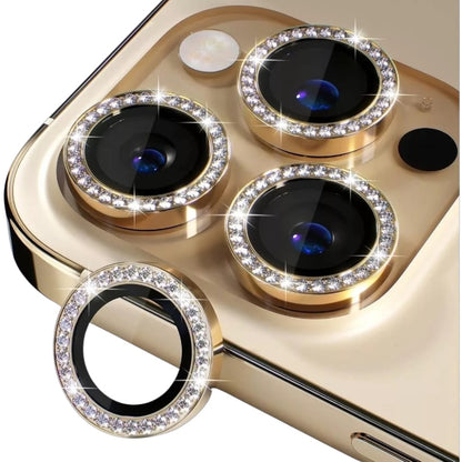 Protectores de cámara - Aros con diamantes  plateado