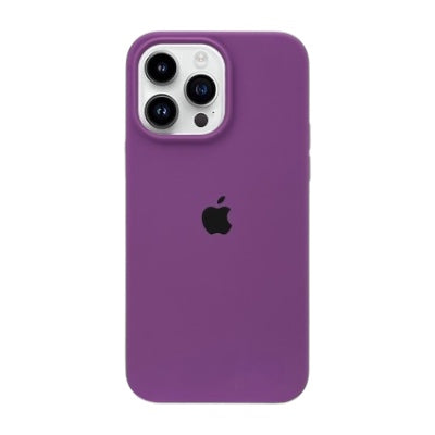 Estuche – Silicona Suave morado oscuro para iPhone 13 Pro