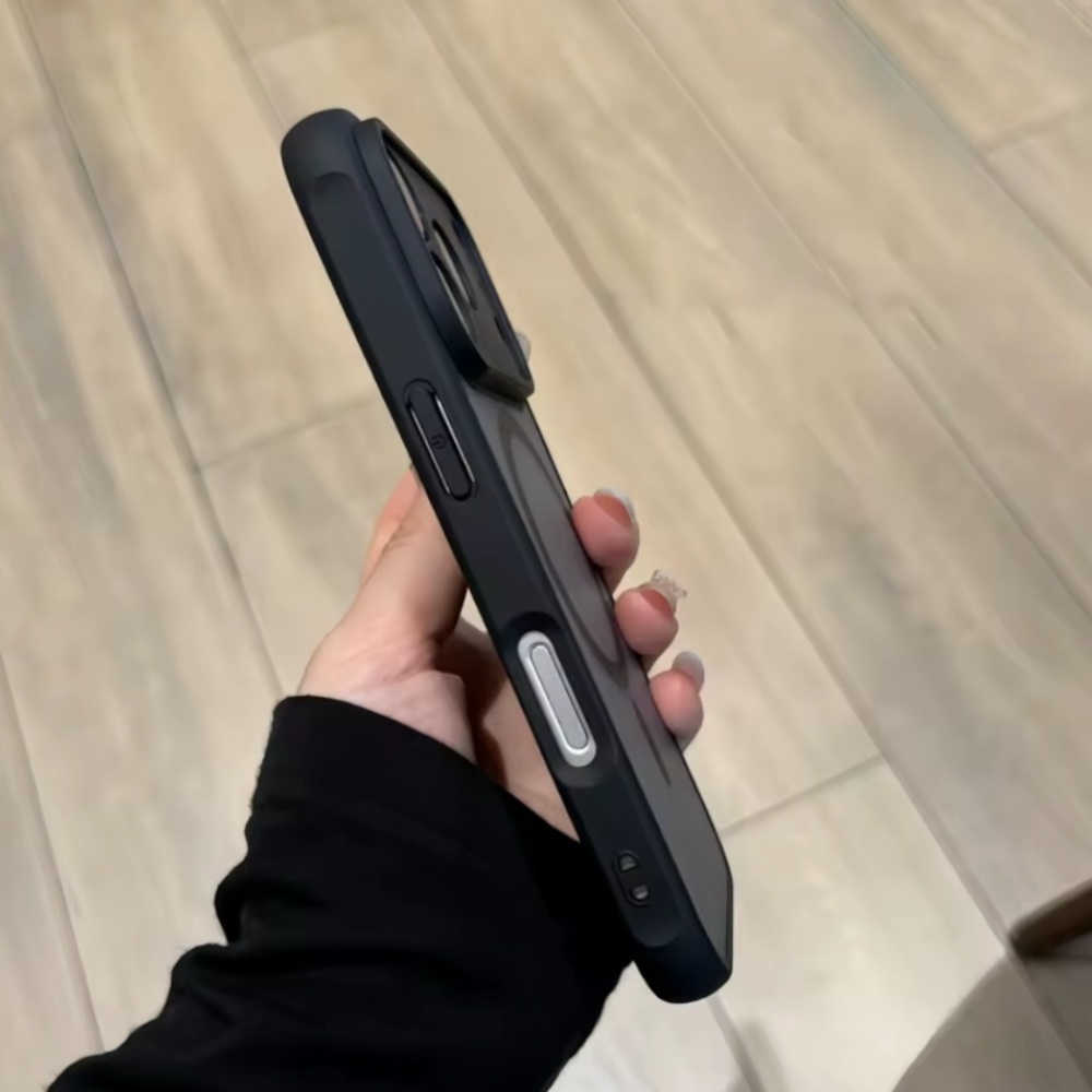 Estuche - Luxury Lens antishock negro para iPhone iPhone 17 Air