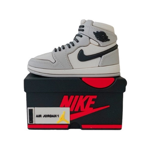Estuche – Tenis Jordan Gris Retro con Caja para AirPods Pro 1 y 2