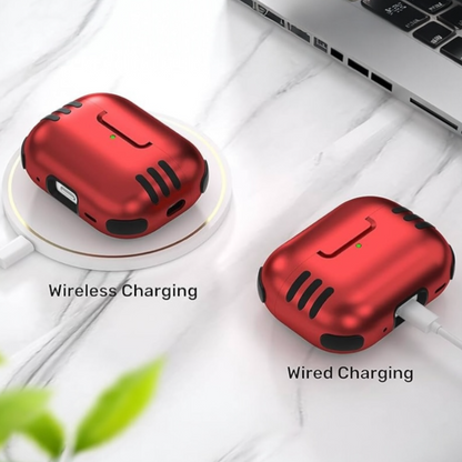 Estuche – Maxjoy Protective antishock Rojo para AirPods Pro 1 y 2