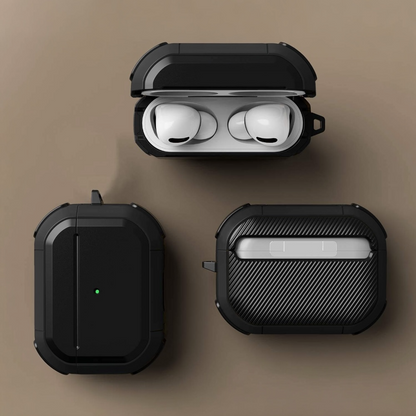 Estuche – Mobigear Slim Armor negro para AirPods Pro 1 y 2