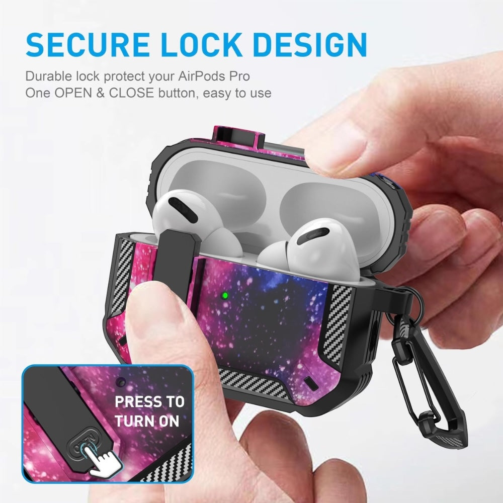 Estuche – Militar case Rosado antishock para AirPods Pro 1 y 2