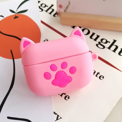 Estuche – Huellita rosa  para AirPods Pro 1 y 2