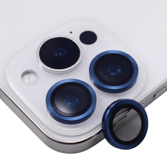 Protectores de cámara - Aros metal Azul titanium