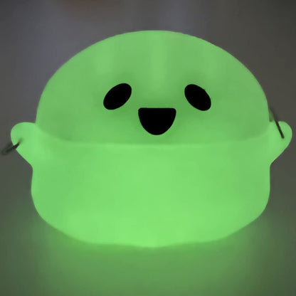 Estuche – Fantasmita fosforescente con Aro para AirPods Pro1 y 2