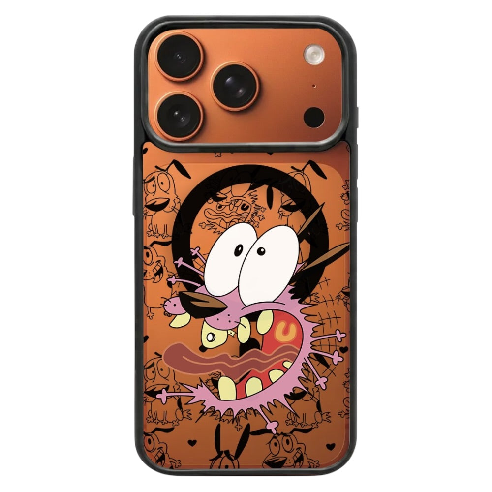Estuche - Coraje el perro cobarde para iPhone 17 pro