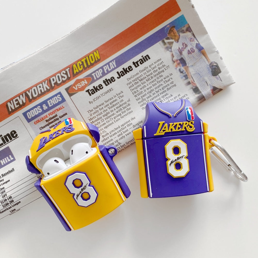 Estuche – Lakers Lebron 24 camisola para AirPods 1 y 2