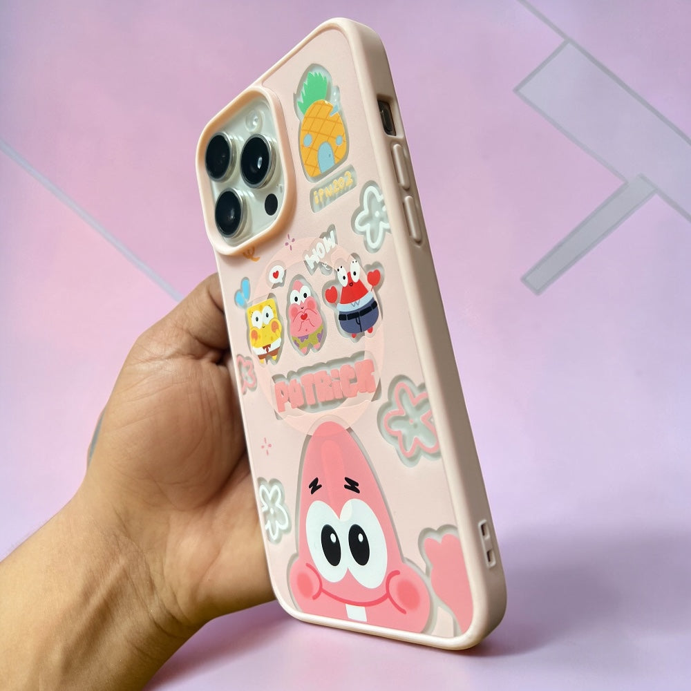 Estuche - Patricio de bob esponja para iPhone 13 normal