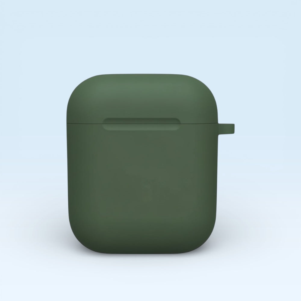 Estuche – Silicon verde musgo para AirPods 1 y 2