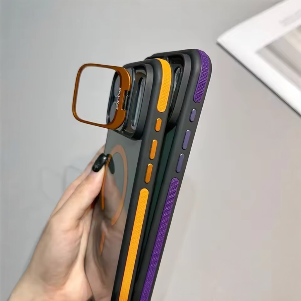 Estuche - Gravity Ridge de lujo negro con gris para iPhone iPhone 17 Air