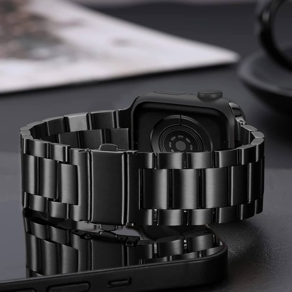 Pulsera - Eslabón metal negra para Apple Watch