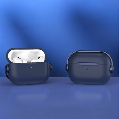 Estuche – Dabuna con simulación audífonos antishock azul para AirPods Pro 1 y 2