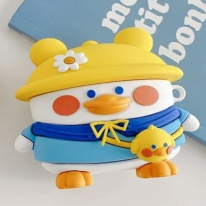 Estuche – Patito con sombrero para AirPods Pro 1 y 2