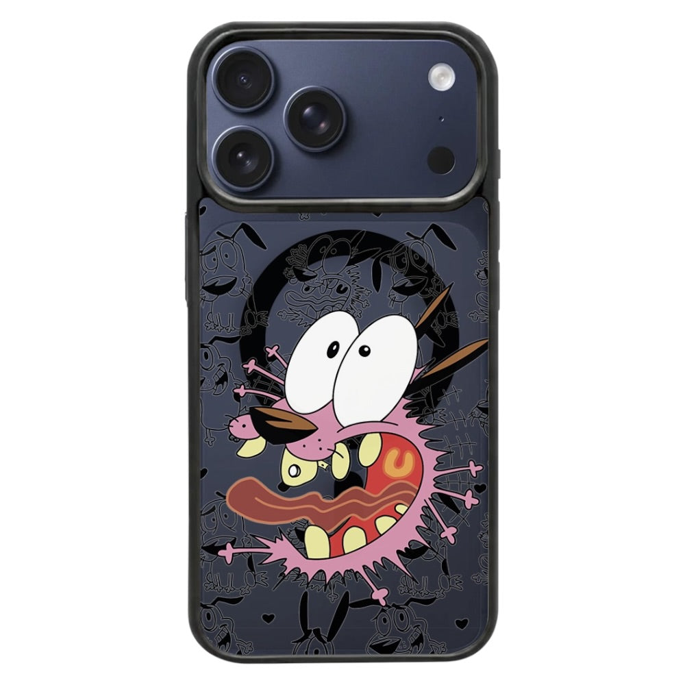 Estuche - Coraje el perro cobarde para iPhone 17 pro