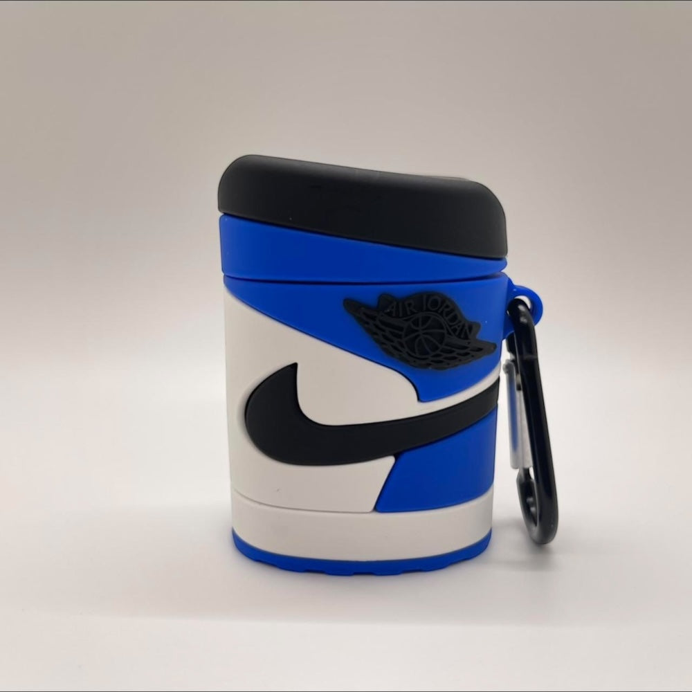 Estuche – Nike Jordan Air 1 Azul para AirPods 1 y 2