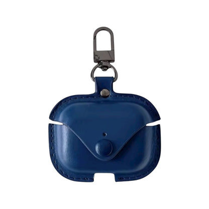 Estuche – Cuero azul para AirPods Pro 1 y 2