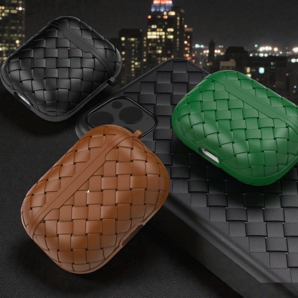 Estuche – Tejido marrón para AirPods Pro 1 y 2