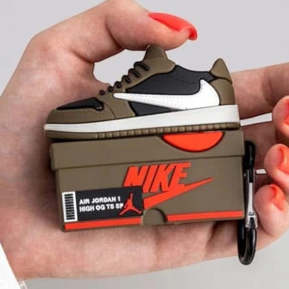 Estuche – Tenis Jordan Café para AirPods Pro 1 y 2