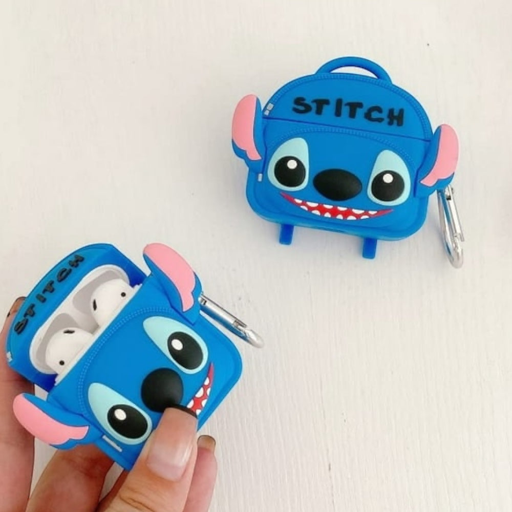 Estuche - Stitch Mochila  AirPods 1 y 2