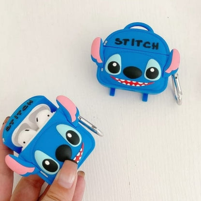 Estuche - Stitch Mochila  AirPods 1 y 2