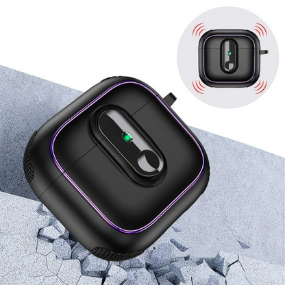 Estuche – Armor Magnetic negro con morado para AirPods Pro 1 y 2