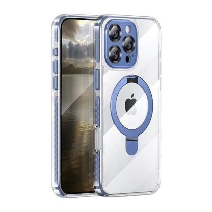 Estuche - Luxury Magnético Azul para iPhone 15 pro Max