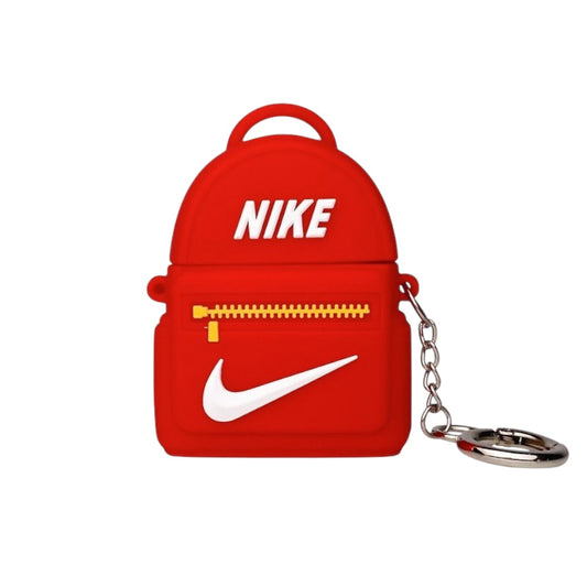 Estuche - Nike Mochila roja para AirPods 1 y 2