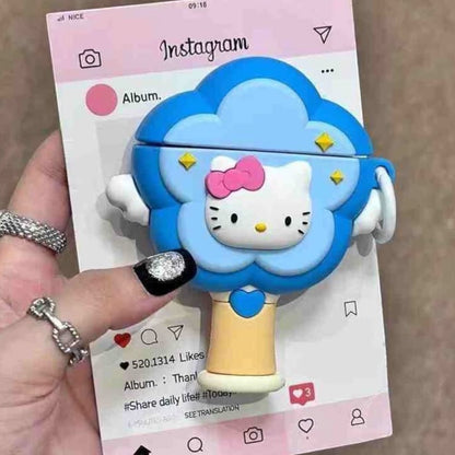 Estuche – Hello Kitty Flor Mágica para AirPods