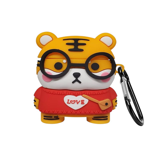 Estuche - Tigre con lentes para AirPods 3