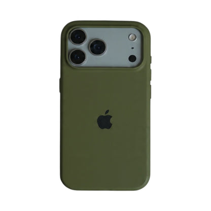 Estuche – Silicona Suave Verde oliva para iPhone 17 Air