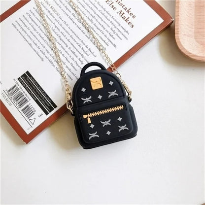 Estuche – Mochila negra para AirPods 1 y 2