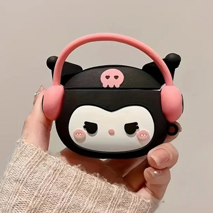 Estuche – Kuromi con Audífonos para AirPods Pro 1 y 2