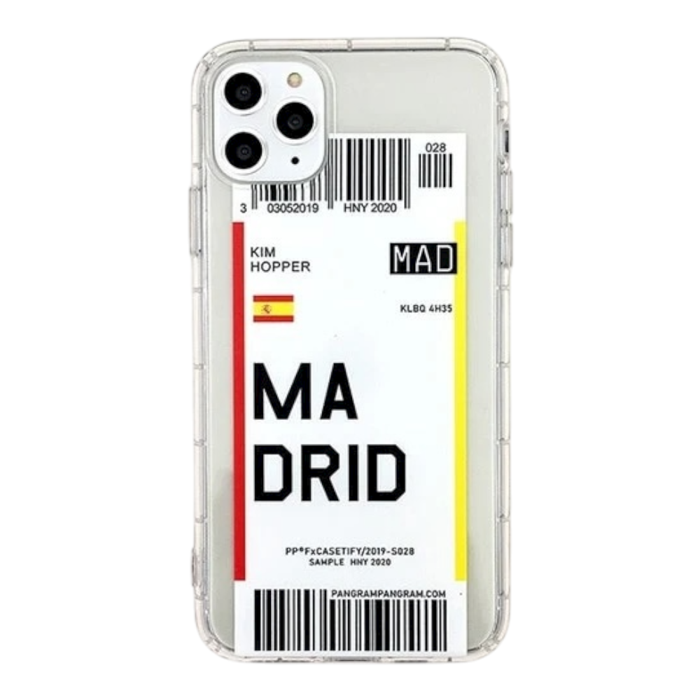 Estuche - Madrid ticket para iPhone 11 normal