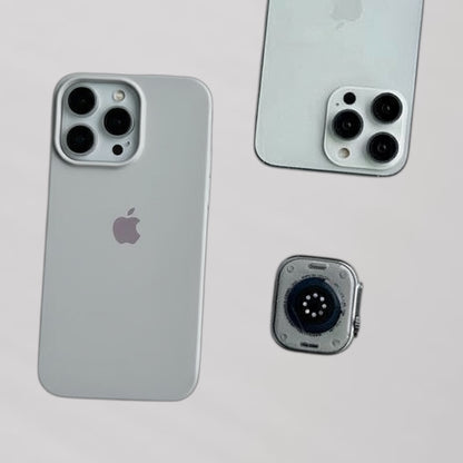 Estuche – Silicona Suave Gris claro para iPhone 16 Pro