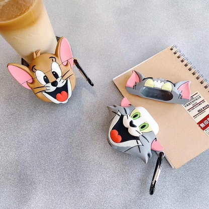 Estuche – Jerry Sonriente de Tom y Jerry para AirPods 1 y 2