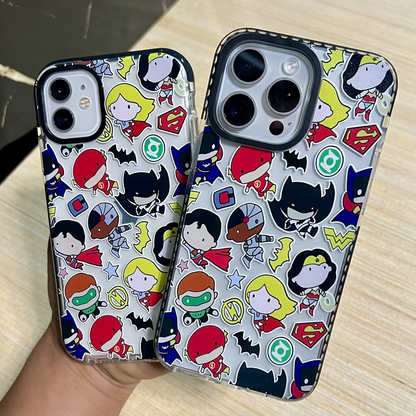 Estuche - DC Heroes Chibi para iPhone 14 plus