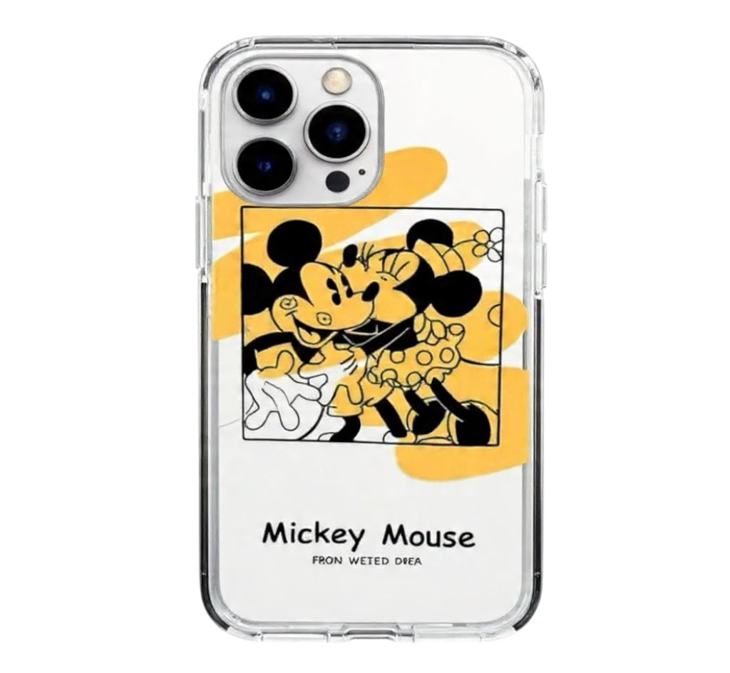 Estuche - Mickey Mouse y Minnie para iPhone 7 PLUS / 8 PLUS