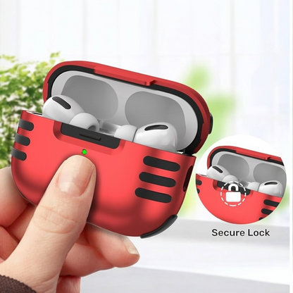 Estuche – Maxjoy Protective antishock Rojo para AirPods Pro 1 y 2