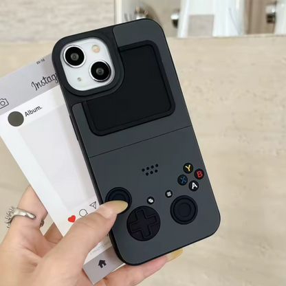 Estuche – Nintendo Video Juego retro negro para iPhone 15 plus