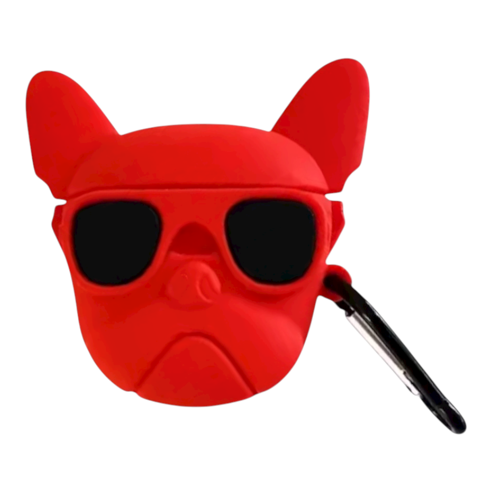 Estuche – Perrito Pug con Lentes para AirPods Pro 1 y 2