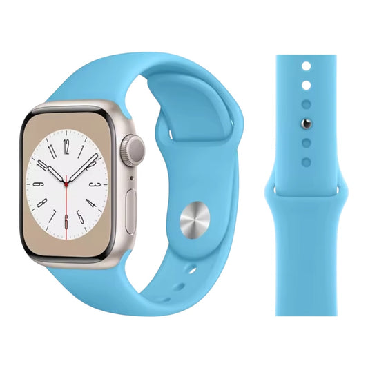 Pulsera - Silicón celeste para Apple Watch