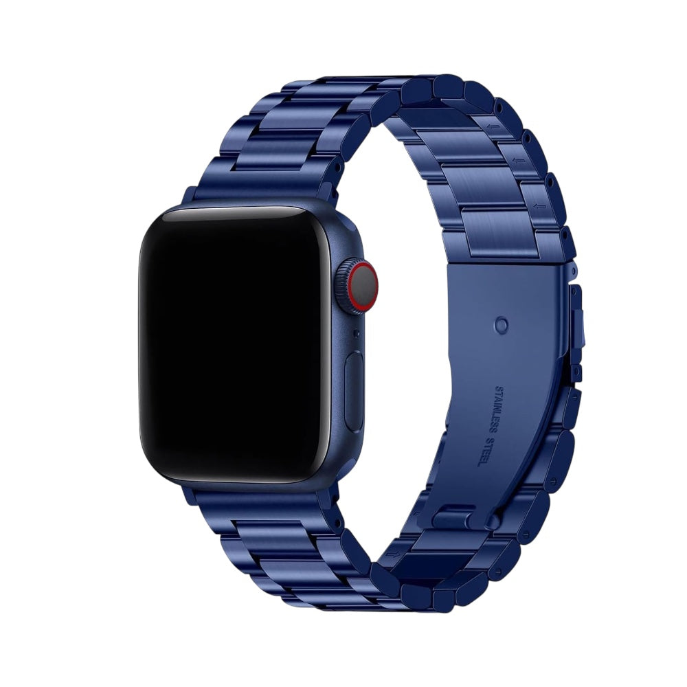 Pulsera - Eslabón metal azul para Apple Watch