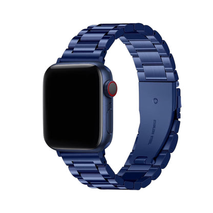 Pulsera - Eslabón metal azul para Apple Watch