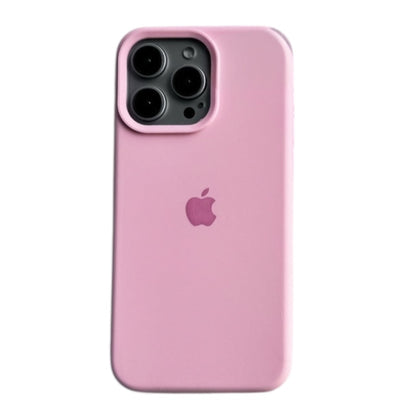 Estuche – Silicona Suave Rosado pastel para iPhone 14 pro