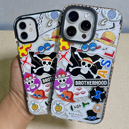 Estuche - One Piece ASL Brotherhood para iPhone 14 plus