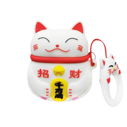 Estuche – Gato de la suerte blanco (Maneki-neko) para AirPods 3