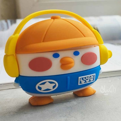 Estuche – Cute Duck con audífonos para AirPods Pro 1 y 2
